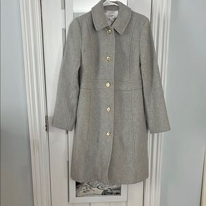 J. Crew Gray Trench Coat with Classic Tailored Style